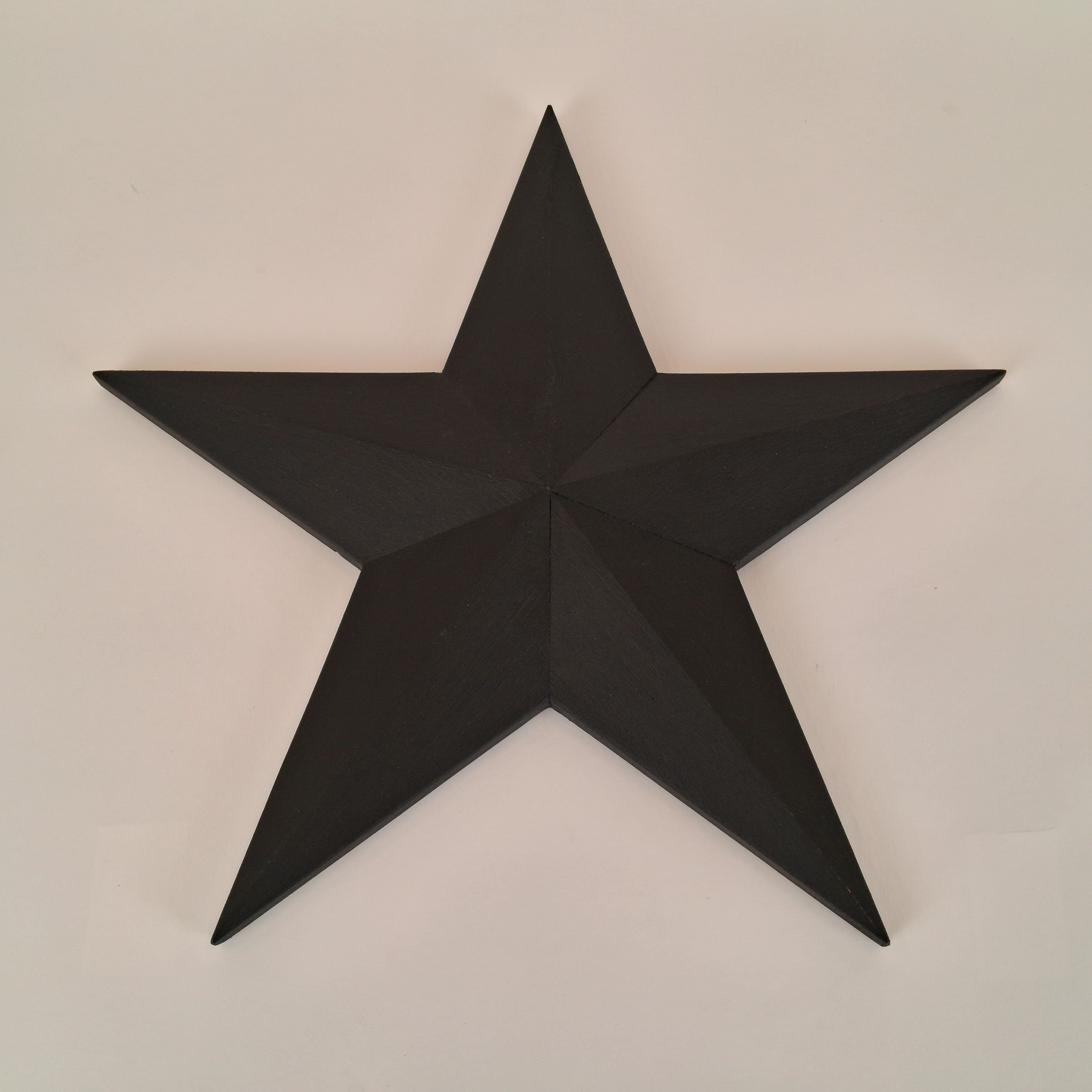 Barn star medium black £32