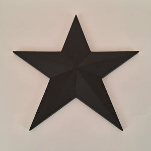 Barn star medium black £32