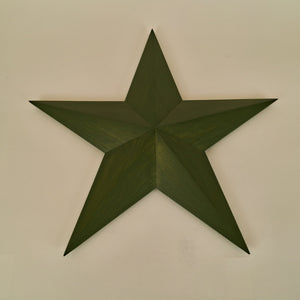 Barn star medium green £32