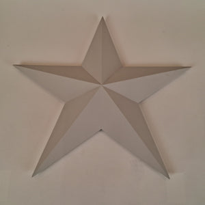 Barn star medium white £32