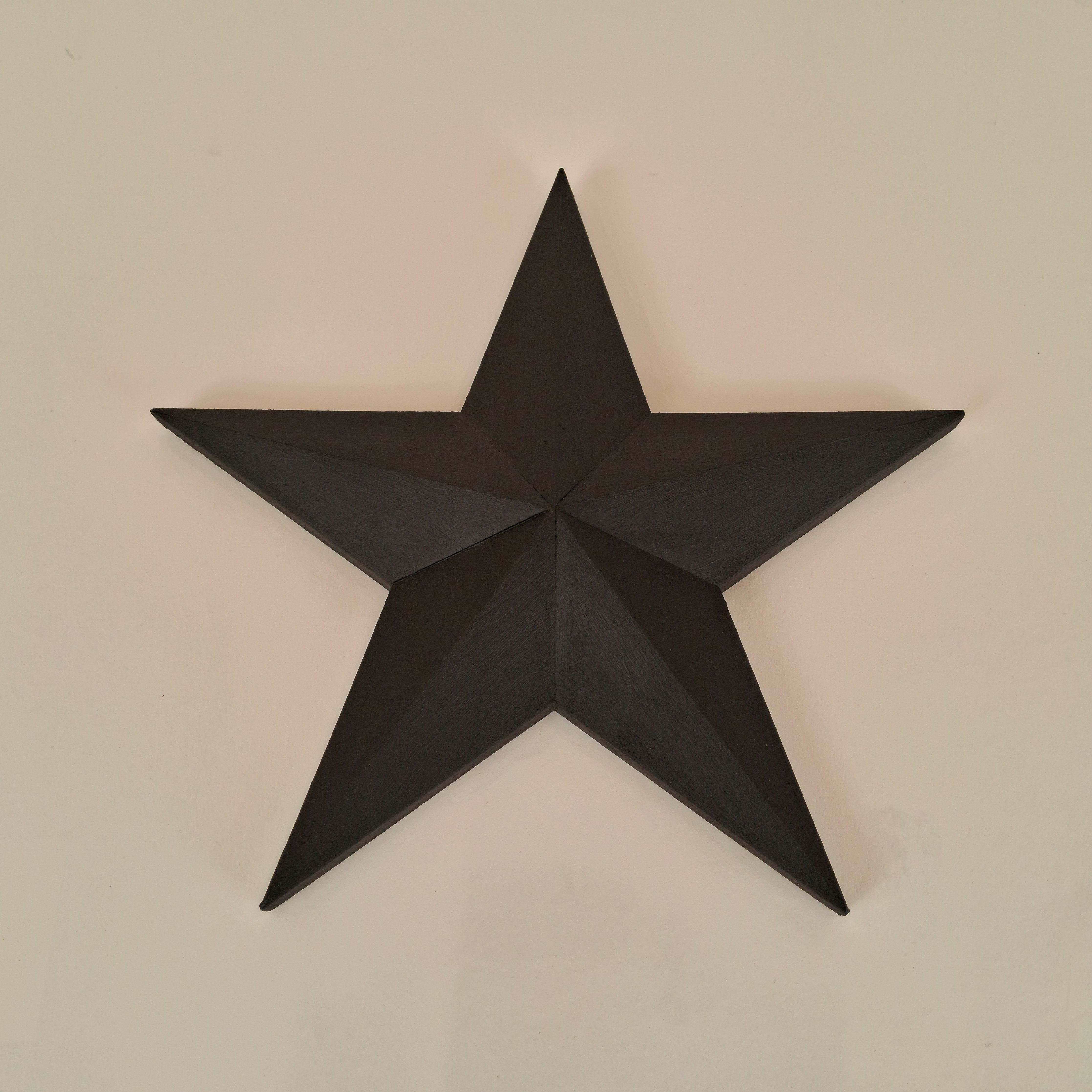Barn star small black £26