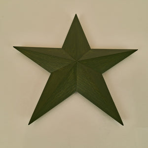 Barn star small green £26