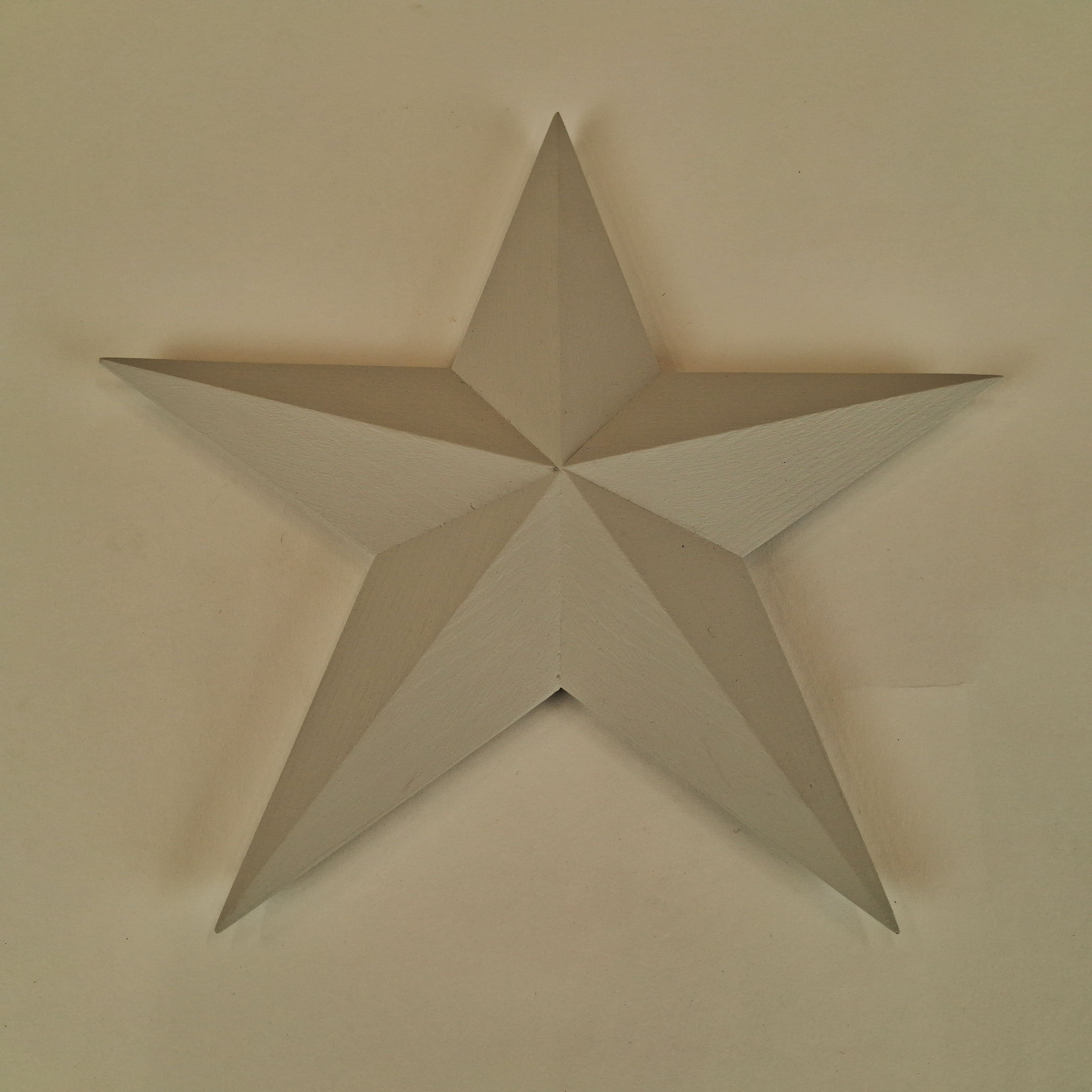 Barn star small white £26