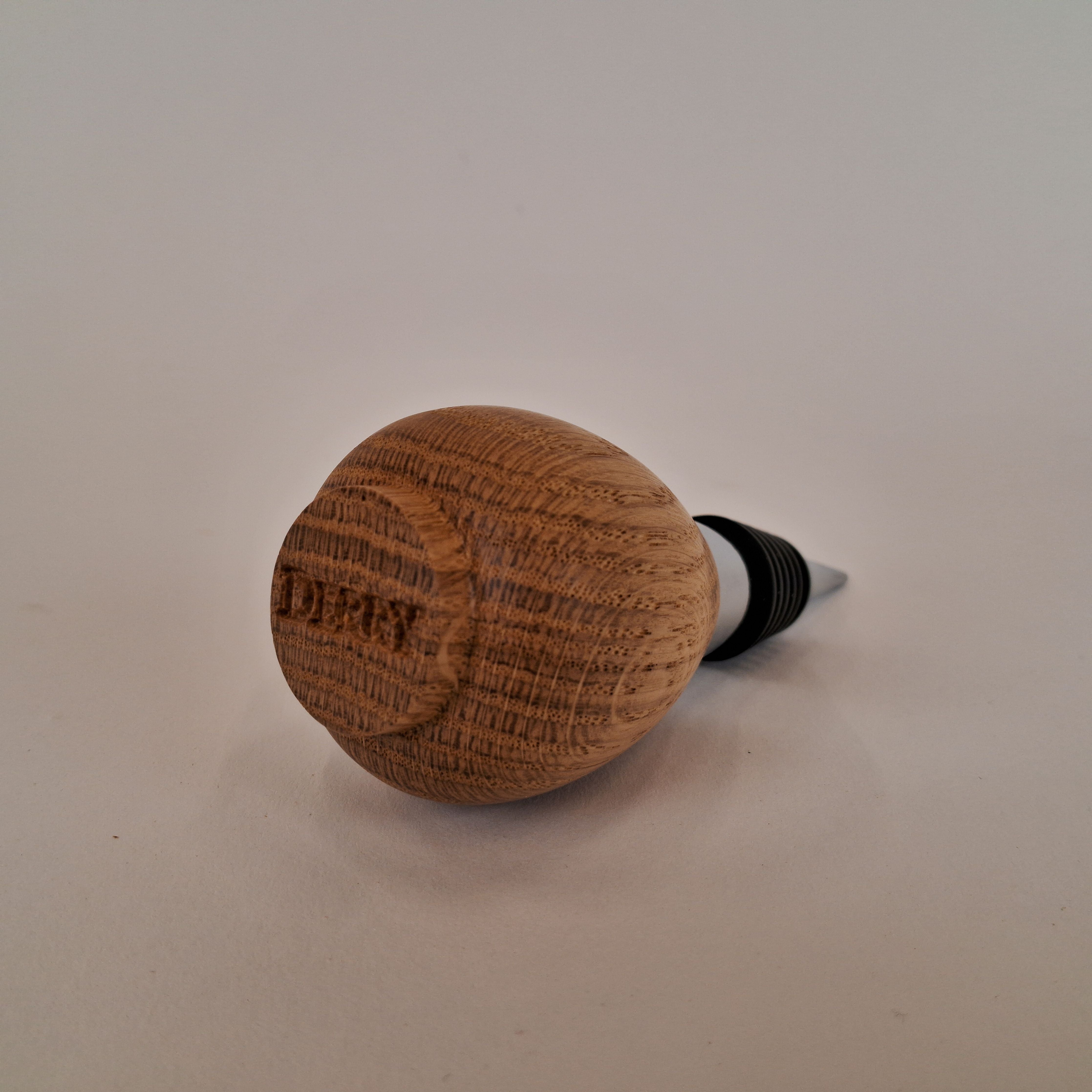 Bottle stopper oak derry £18