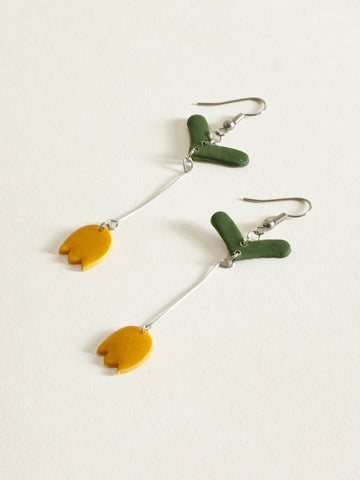 Flower Dangle Earrings