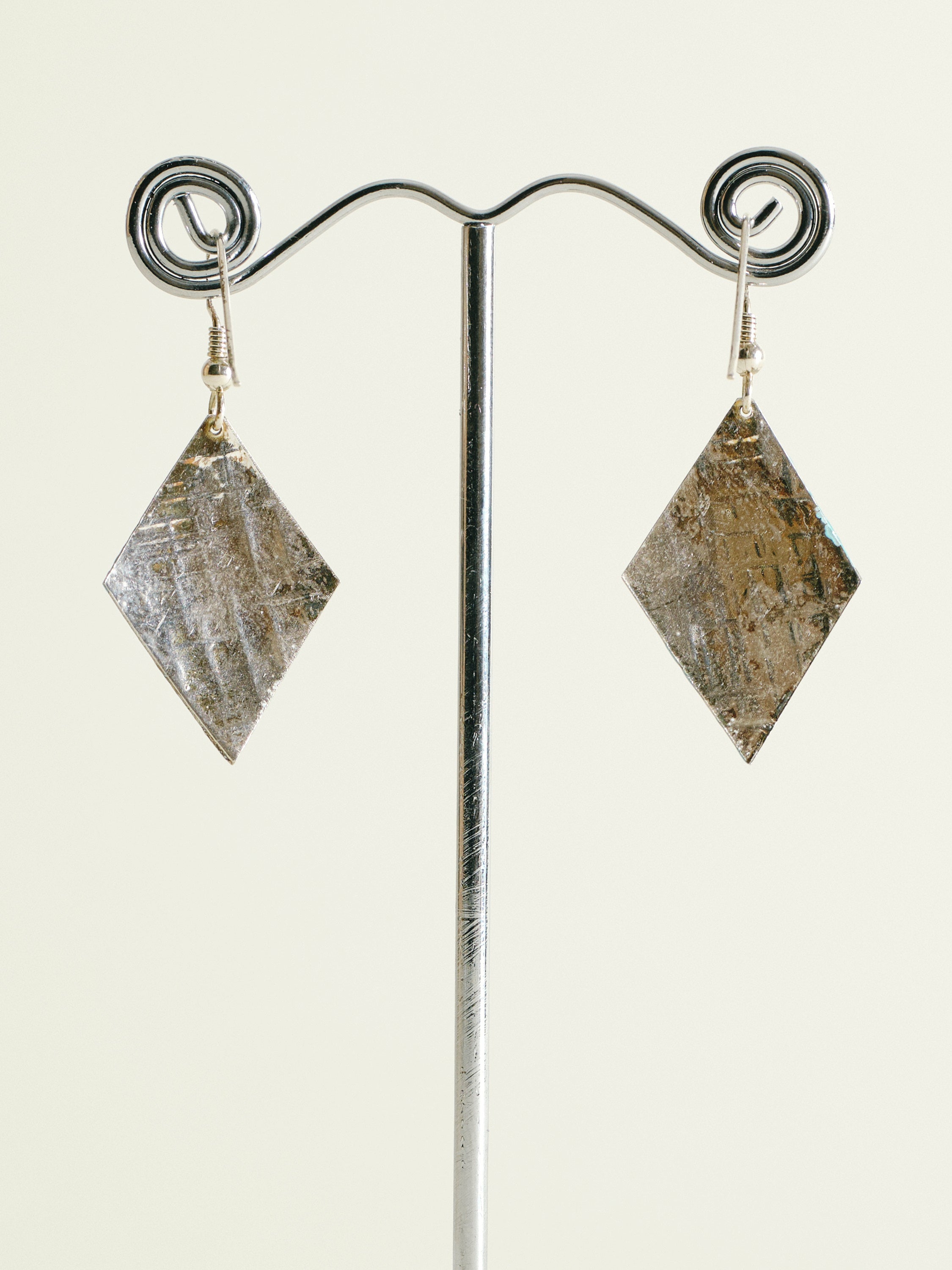 Sterling Silver Enameled Earrings