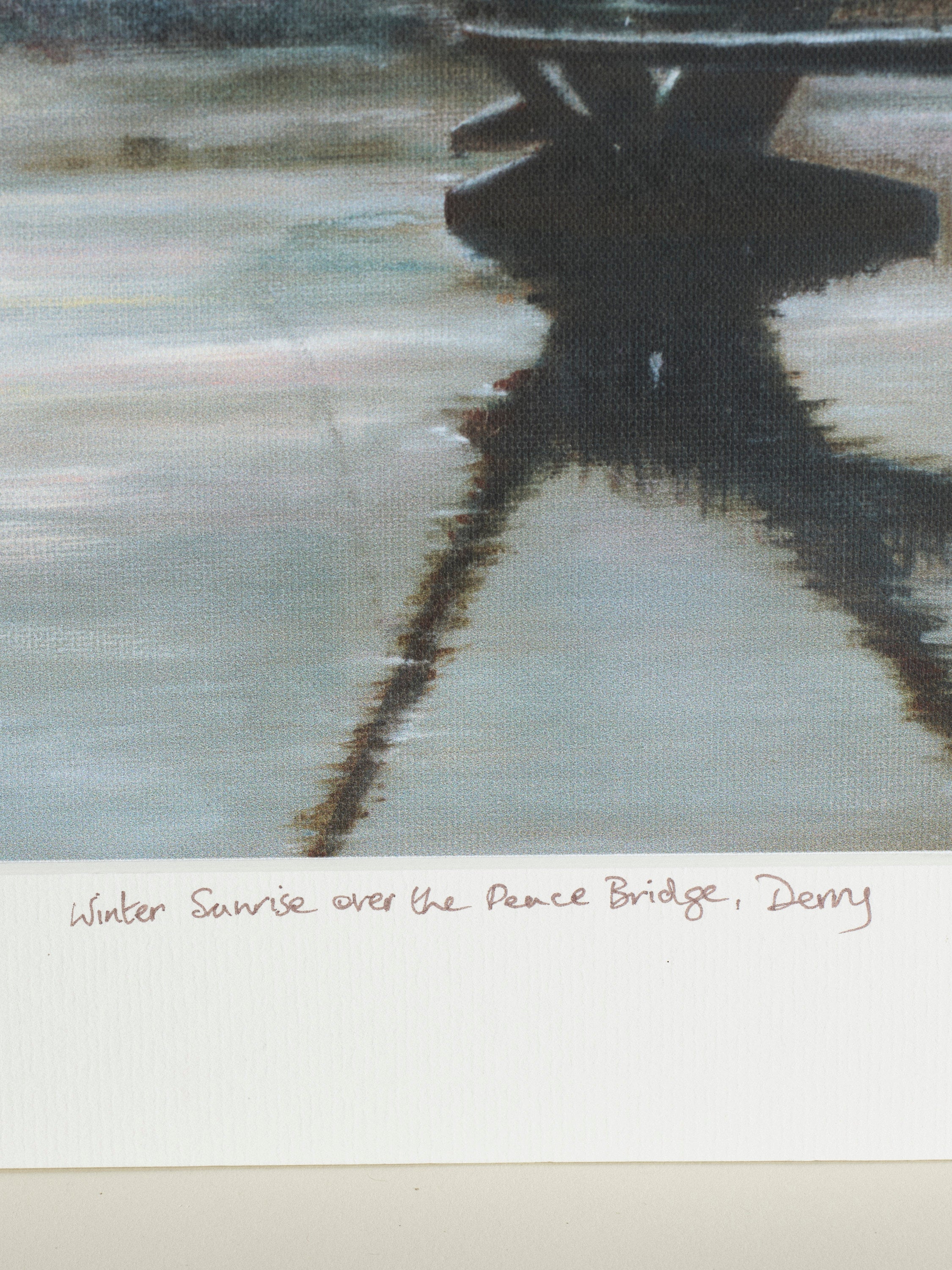 Winter Sunrise over the Peace bridge, Derry