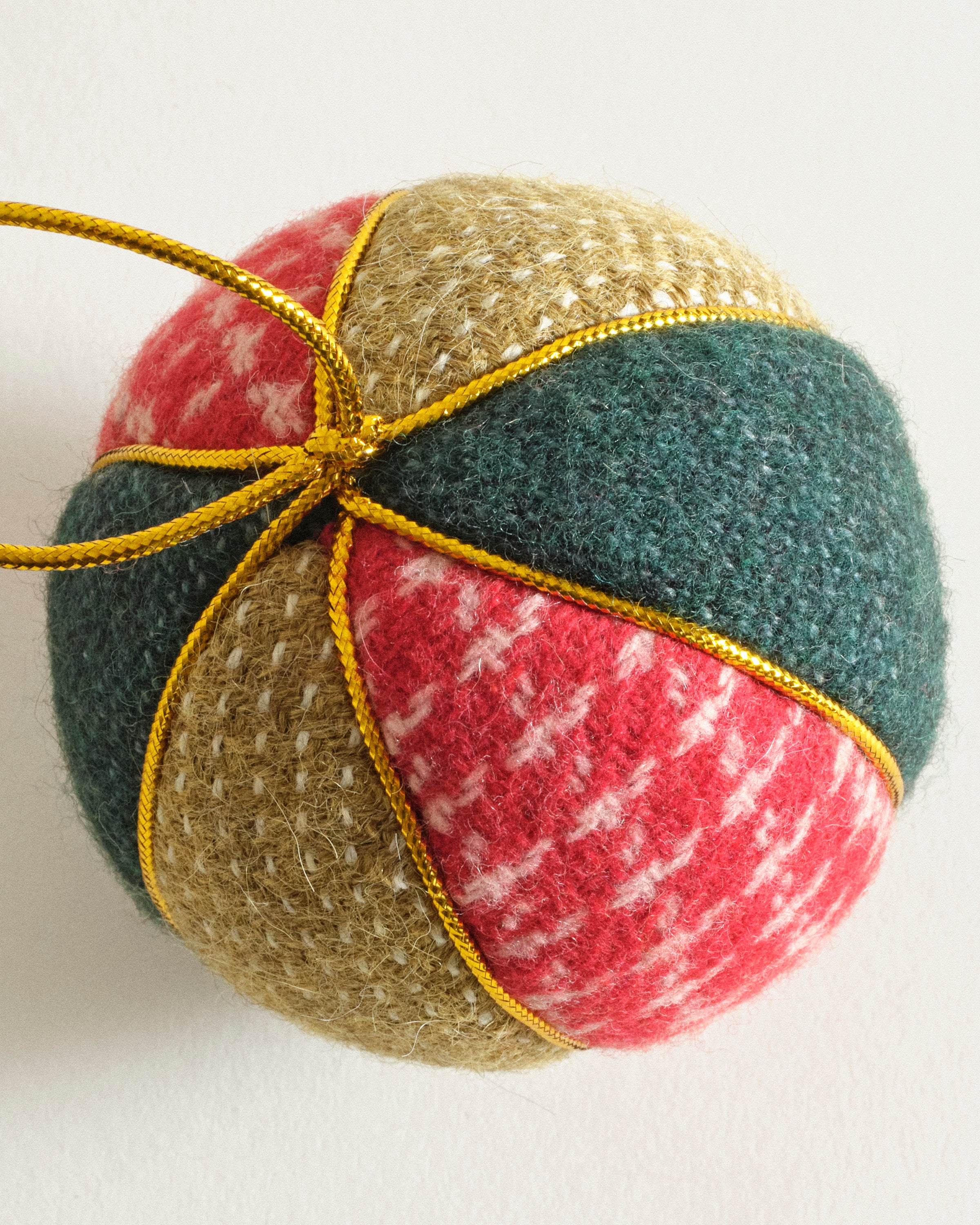 Luxury Tweed Bauble