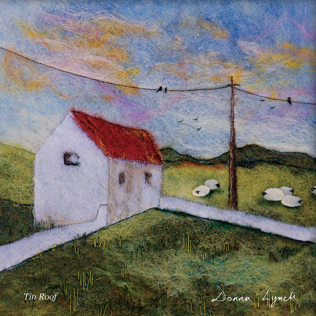Cottage with Tin Roof Greeting Card