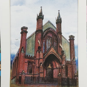 Claremont Church, Inspired Derry framed print small