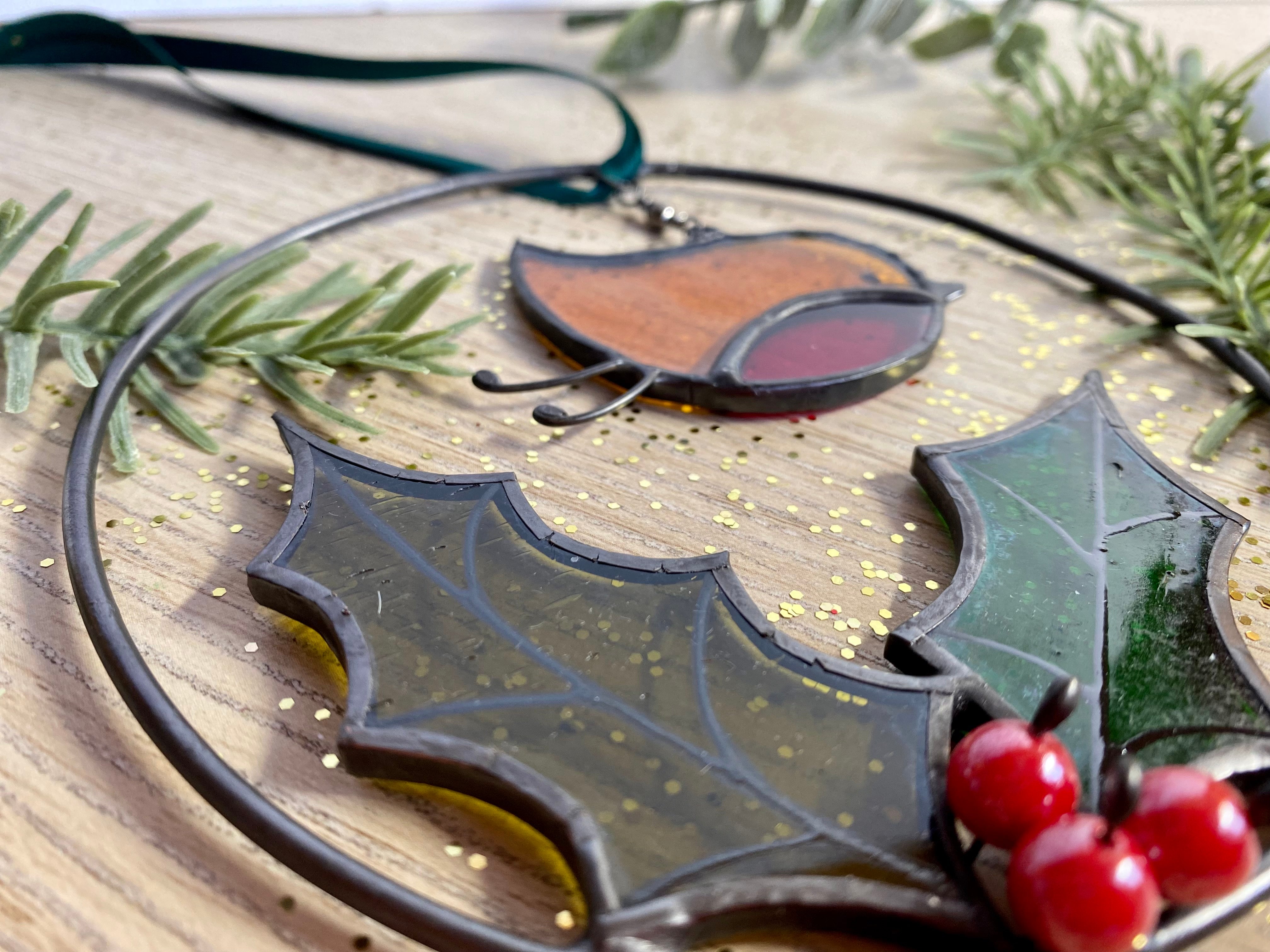 Hanging Robin Wreath